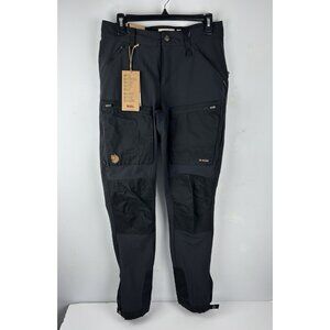 Fjallraven Keb Agile Trousers Pants Womens 6 Black Technical Trekking Hiking